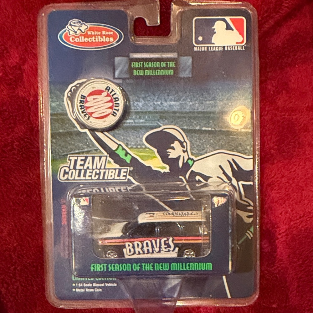 Atlanta Braves Team Collectible Car and Coin
